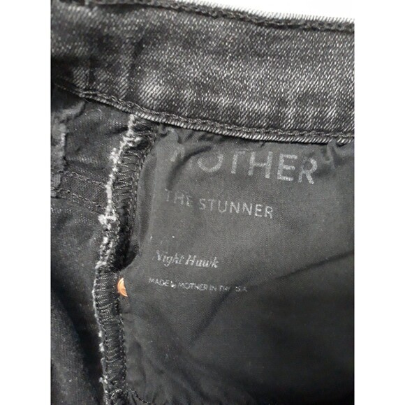 27 MOTHER mid-rise button fly The Stunner Skinny ripped distressed - Picture 5 of 10